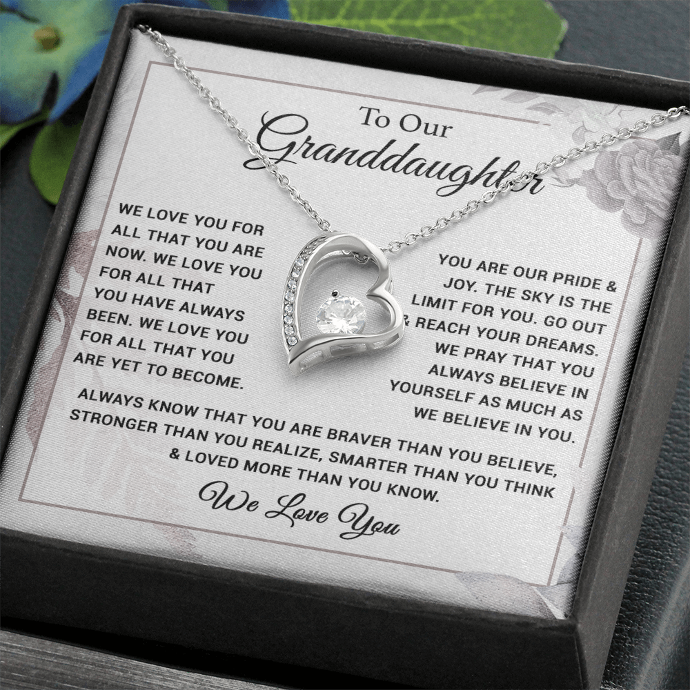 To Our Granddaughter Necklace, Xmas Birthday Gift For Granddaughter from Grandma 28_8