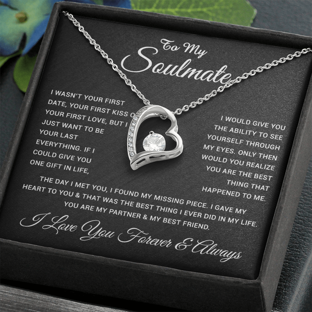 To My Soulmate Necklace, Gift For Soulmate, Anniversary Gift, Birthday Gift 28_4