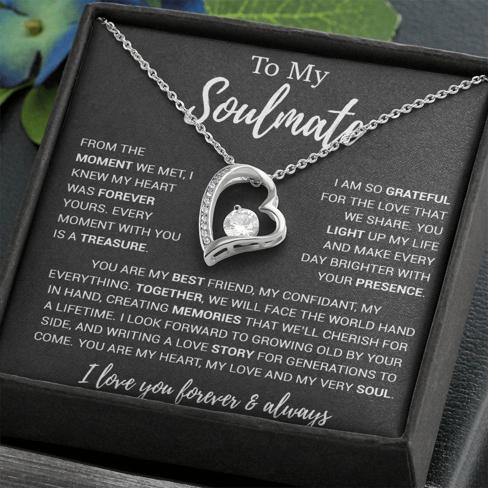 To My Soulmate Necklace, Birthday Gifts For Her, Christmas Gift For Soulmate 30_11