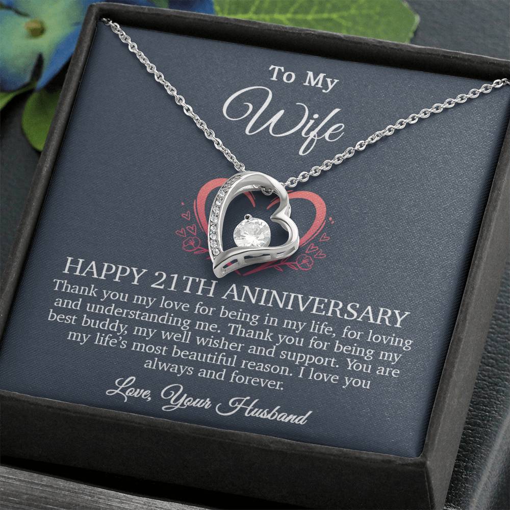 21th Anniversary Gift For Wife, 21 Year Anniversary Gifts, 21th Wedding Anniversary Gift Ideas_Blue