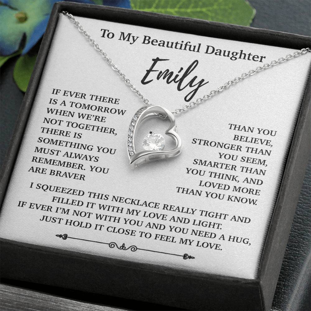 Custom To My Daughter Necklace, Mother Daughter Gifts, Daughter Necklace 23_10