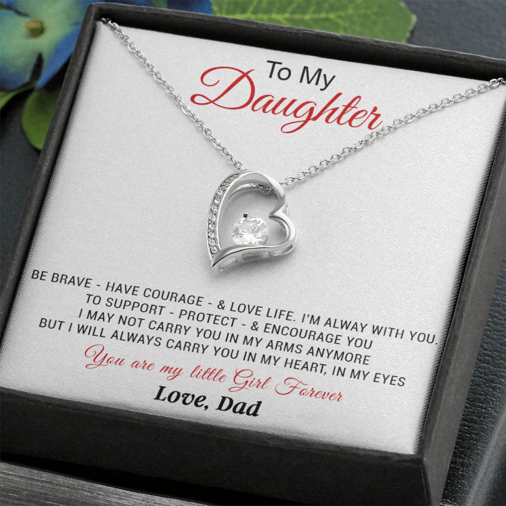 To My Daughter Necklace, Daughter Father Necklace, Daughter Gift from Dad 20_11