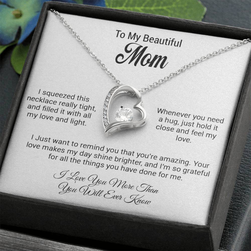 To My Mom Necklace, Gift For Mom, Birthday Gift For Mom, Mother's Day Gift