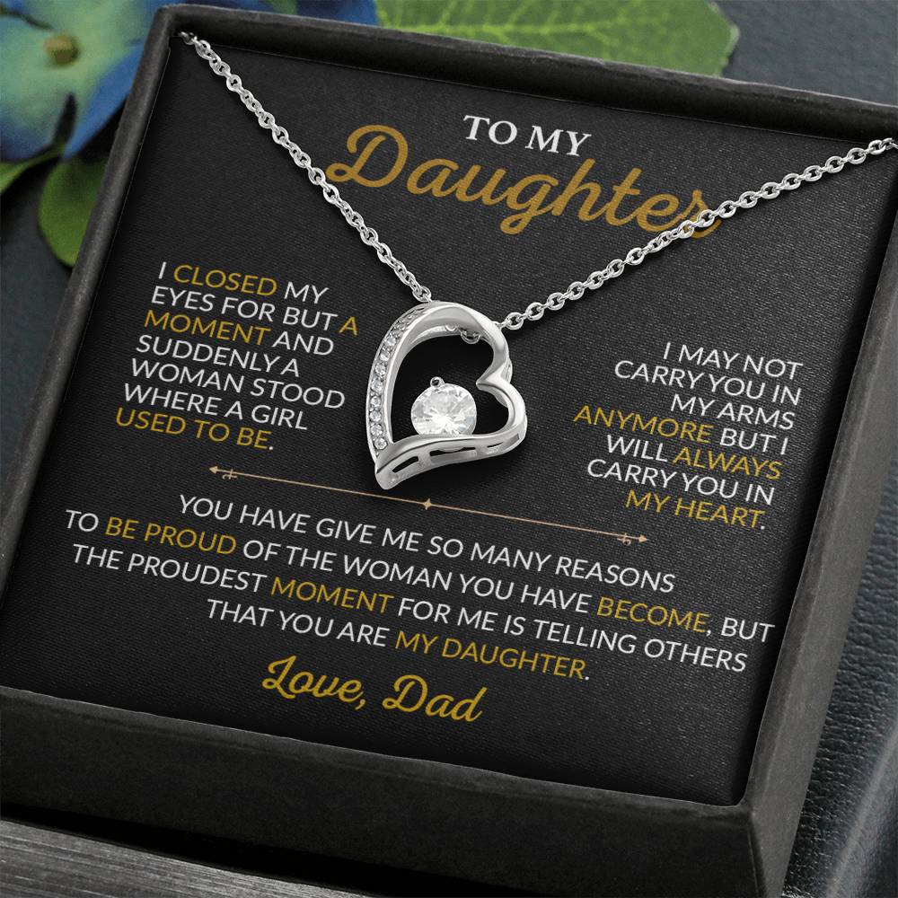 To My Daughter Necklace, Gift for Daughter from Dad,Daughter Father Necklace 14_3