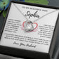 Custom To My Wife Necklace, Christmas Gifts For Women, Anniversary Gift For Wife