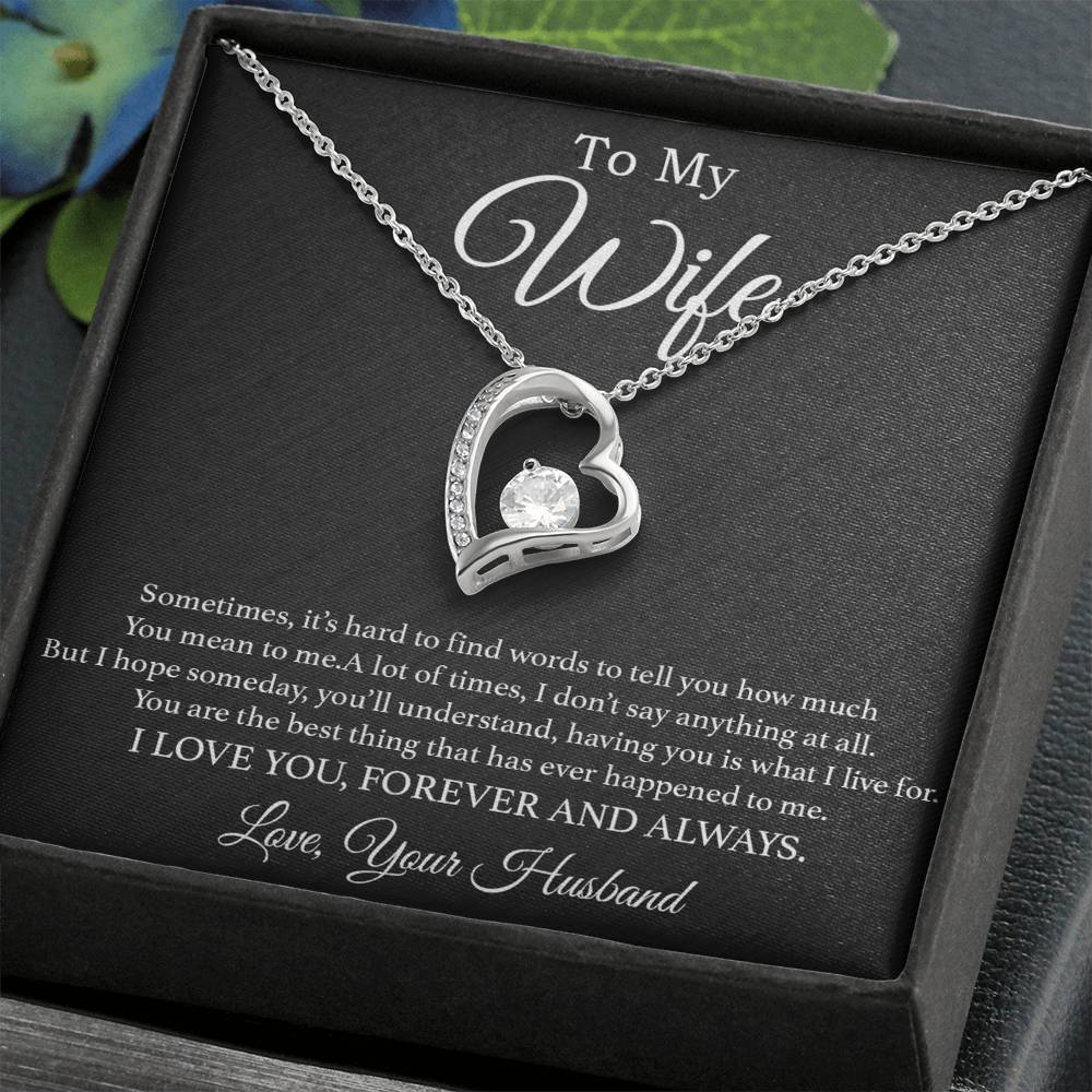 To My Wife Necklace, Gift For Wife, Anniversary Gift For Wife, Necklace For Wife 28_2