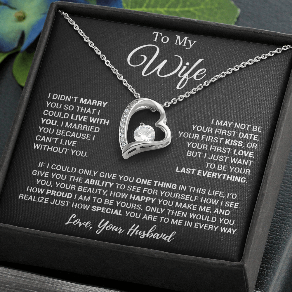 To My Wife Necklace, Gift For Wife, Anniversary Gift For Wife, Necklace For Wife 27_3