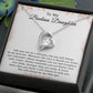 To My Badass Daughter Necklace From Mom, Badass Daughter Gift,  Badass Daughter Necklace