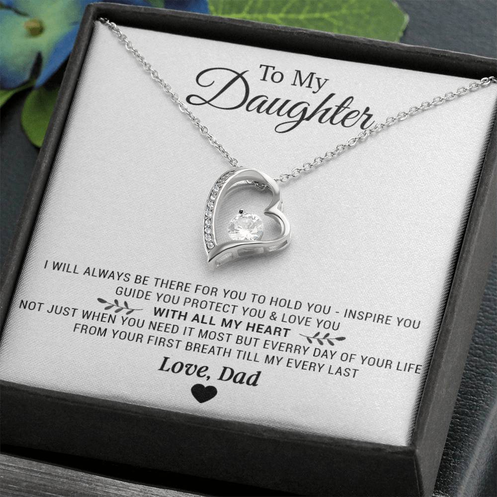 To My Daughter Necklace, Daughter Father Necklace, Daughter Gift from Dad 22_11