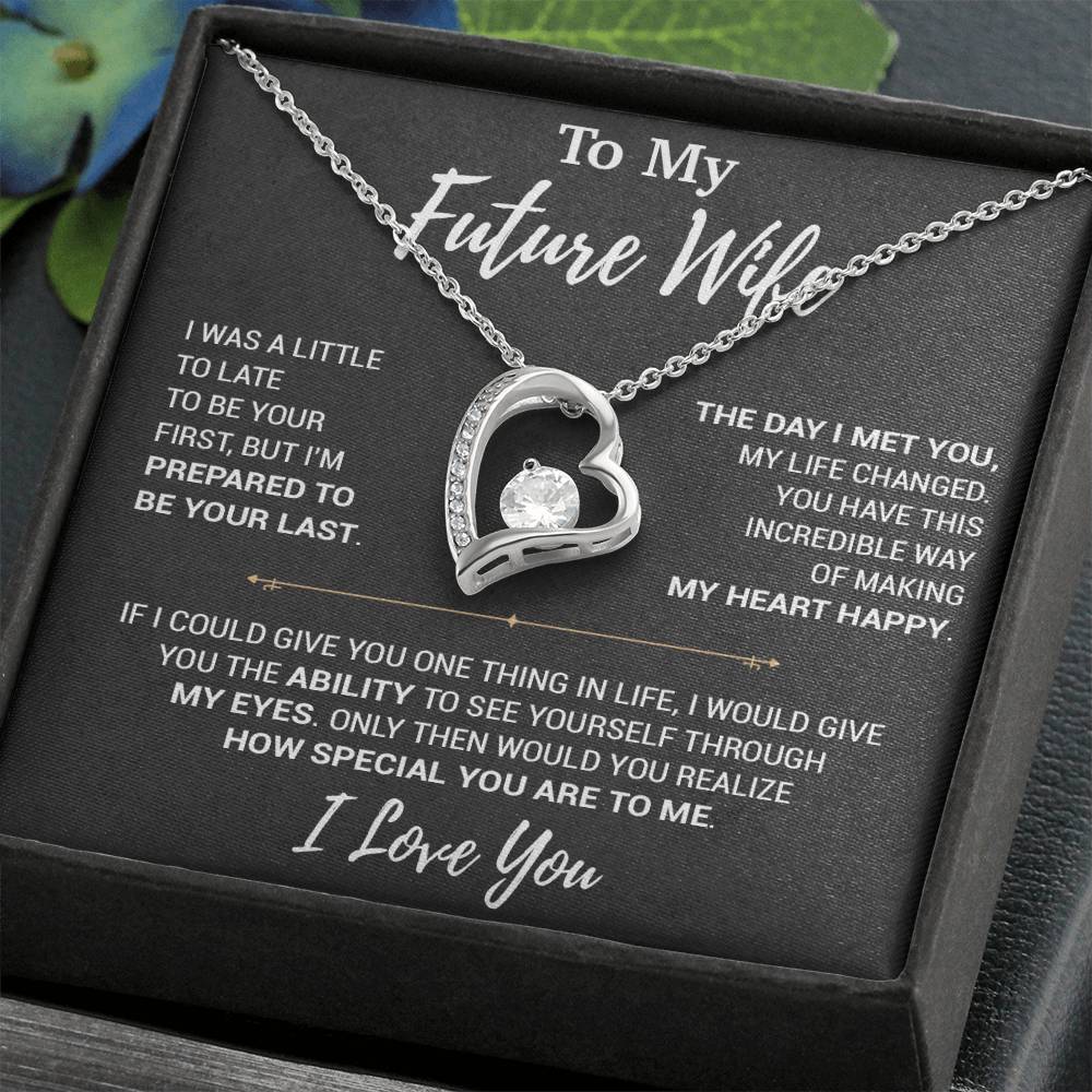 To My Future Wife Gift, To My Soulmate, Girlfriend Necklace, Gift For Wife