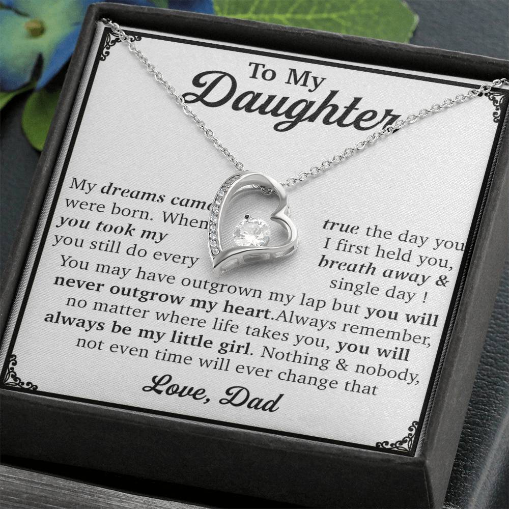 To My Daughter Necklace, Daughter Father Necklace, Daughter Gift From Dad 16_11
