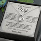 Custom To My Wife Necklace, Birthday Gift For Her, Wife Necklace, Christmas Gift