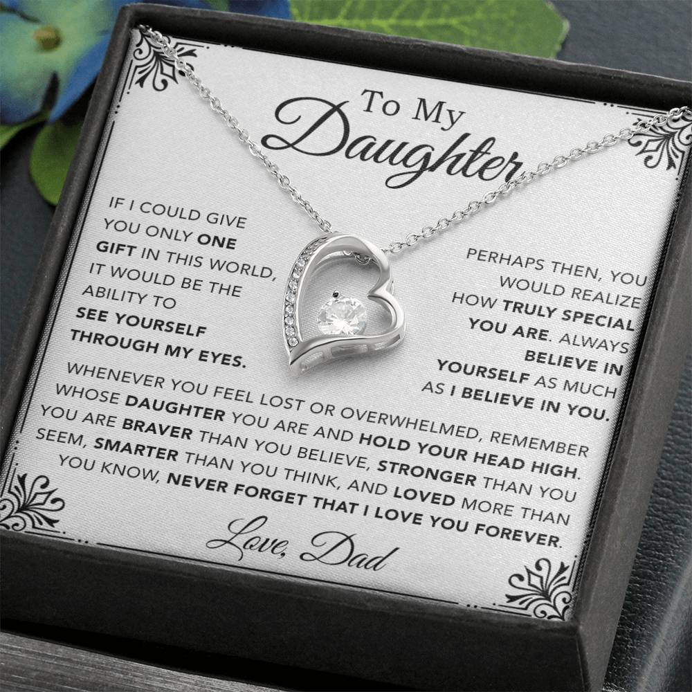 To My Daughter Necklace, Gift for Daughter from Dad, Father Daughter Necklace 1_12_NEW