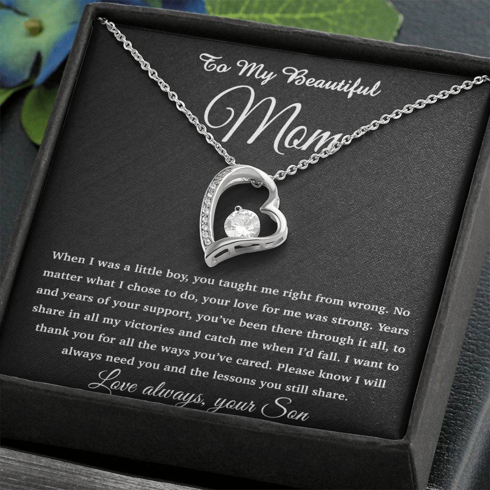 To My Mom Necklace, Gift For Mom From Daughter, Mother's Day Gifts 26_4