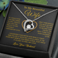 To My Wife Necklace, Gift For Wife, Anniversary Gift For Wife, Necklace For Wife 26_5_Gold