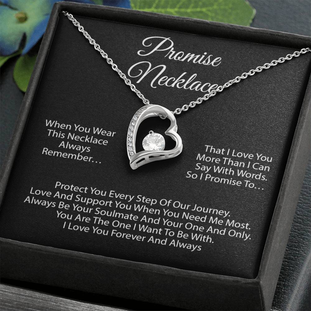 Promise Necklace For Soulmate, Valentine Gift, Birthday Gift, Anniversary Gift