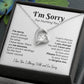 I'm Sorry Necklace Gifts, Apology Gifts For Her, Forgiveness Gift, Wife Gift 16_10