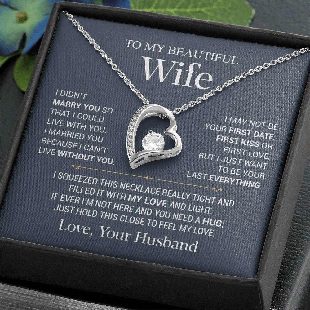 To My Wife Necklace, Christmas Gifts For Women, Anniversary Gift For Wife 23_11