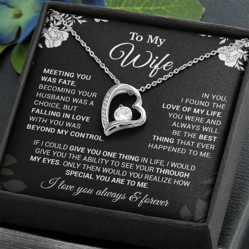 To My Wife Necklace, Gift For Wife, Anniversary Gift For Wife, Christmas Gift 22_11