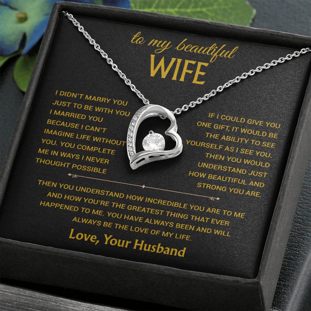To My Wife Necklace, Christmas Gifts For Women, Anniversary Gift For Wife 14_12