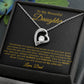 To My Daughter Necklace, Gift for Daughter from Dad, Father Daughter Necklace 21_4_Gold