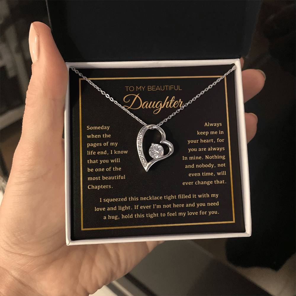 To My Daughter Necklace, Daughter Gift from Dad, Mom, Daughter Birthday Gift, Christmas Gift for Her 14_1