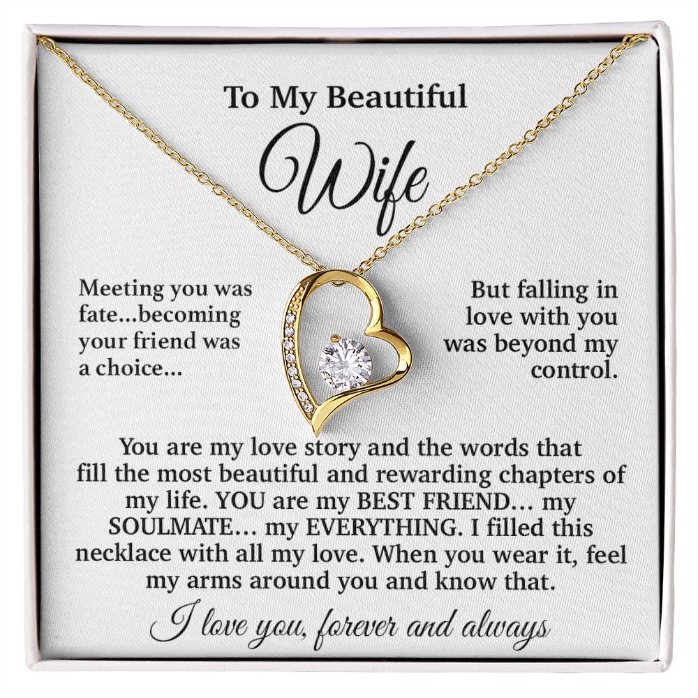 To My Wife Necklace, Gift From Husband, Anniversary Gifts Wife_23_3