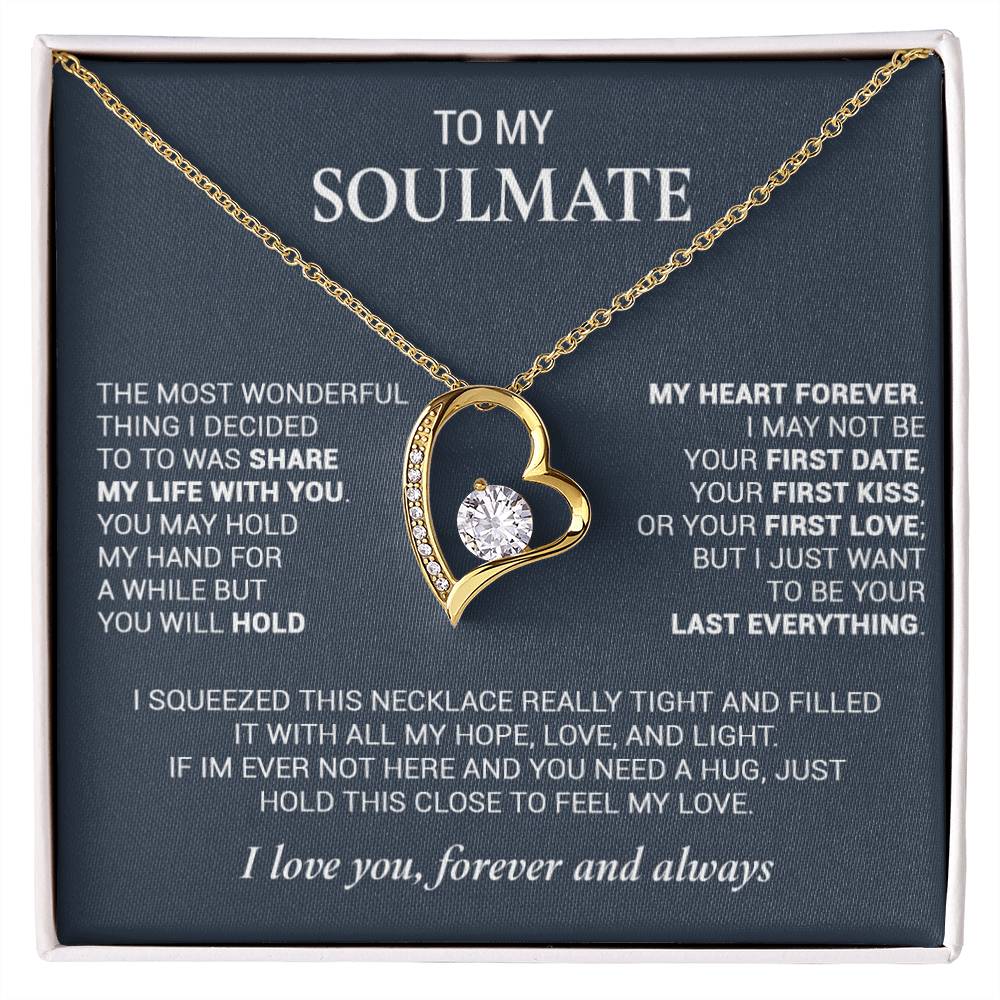 To My Soulmate, Gift for Soulmate, Anniversary Gift, Wife Gift, Birthday Gift