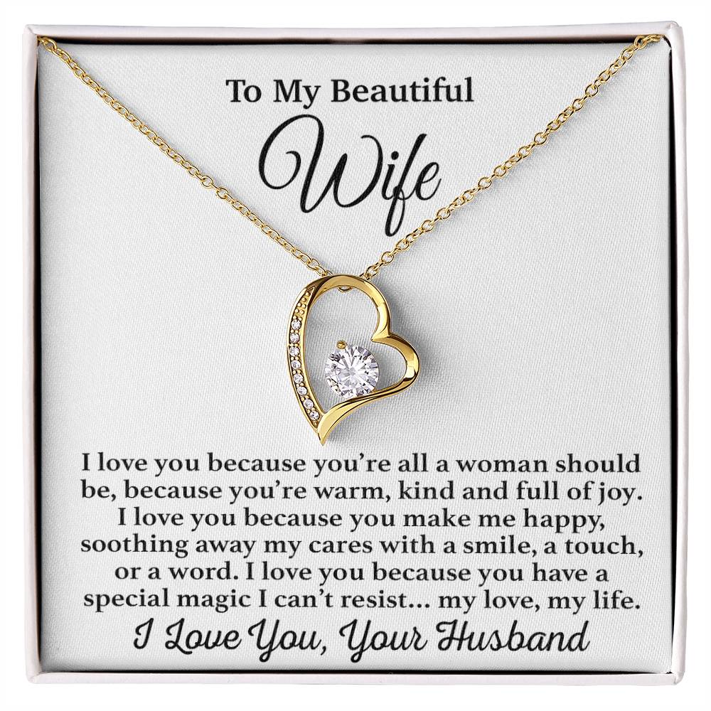 To My Wife Necklace, Gift From Husband, Anniversary Jewelry Gifts Wife 25_3