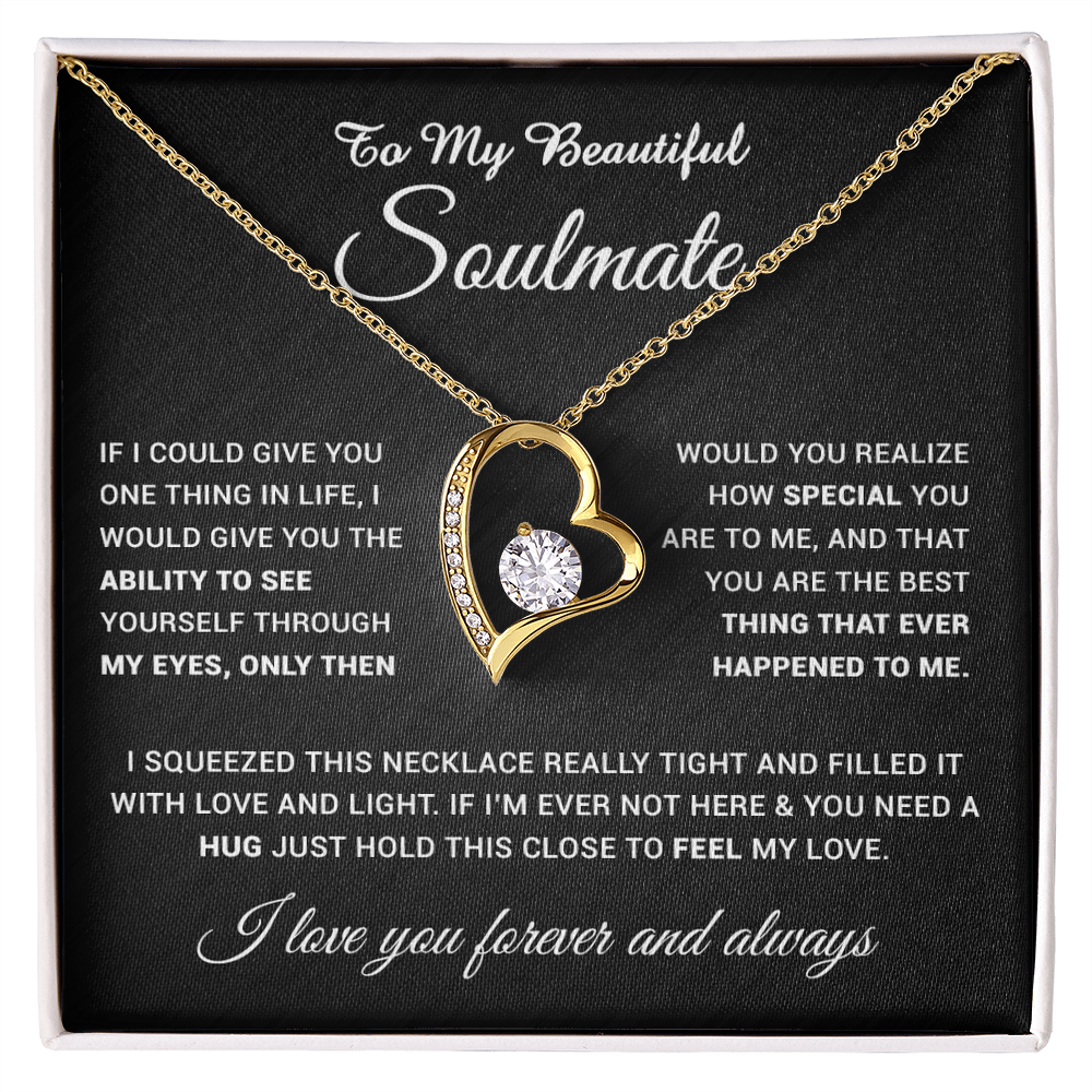 To My Soulmate Necklace, Gift For Soulmate, Anniversary Gift, Birthday Gift 25_4