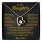 To My Daughter Necklace, Daughter Father Necklace, Daughter Gift From Dad 20_8_Gold