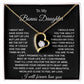 To My Bonus Daughter Necklace, Gift for Bonus Daughter, Step Daughter Birthday 23_11_Black
