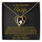 To My Wife Necklace, Gift For Wife, Anniversary Gift For Wife, Necklace For Wife 27_5_Gold