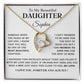 Custom To My Daughter Necklace, Mother Daughter Gifts, Daughter Necklace