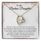 To My Badass Daughter Necklace From Mom, Badass Daughter Gift,  Badass Daughter Necklace