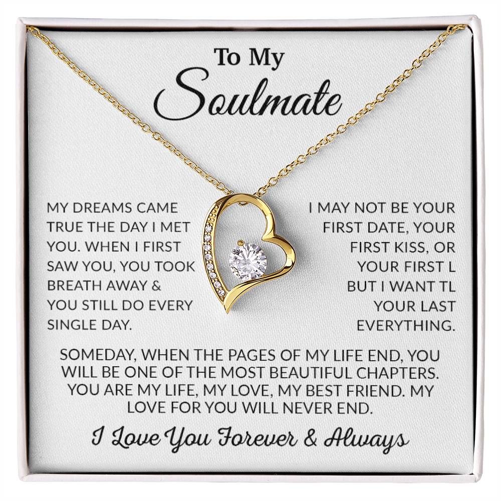 To My Soulmate Necklace, Gift for Wife, Girlfriend, Anniversary Gift 2_1