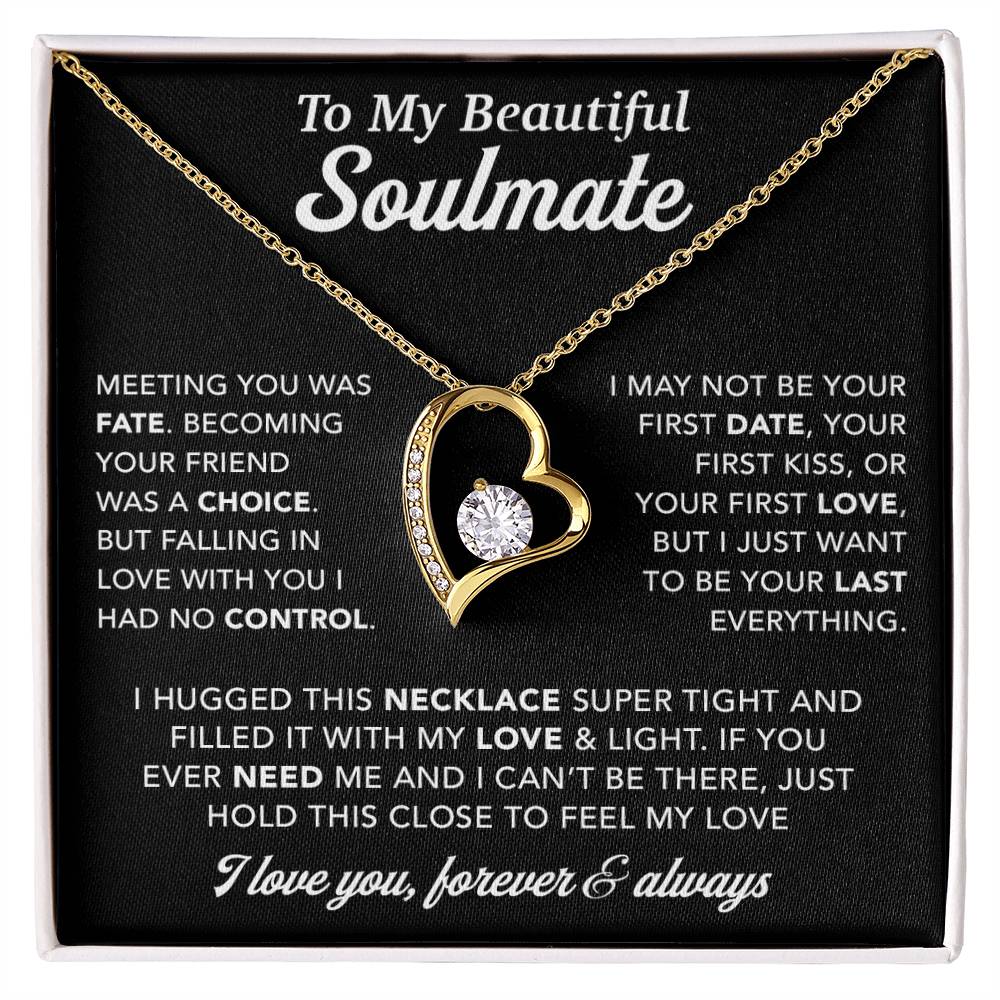 To My Soulmate Necklace, Birthday Gifts For Her, Christmas Gift For Soulmate 1_12_Black
