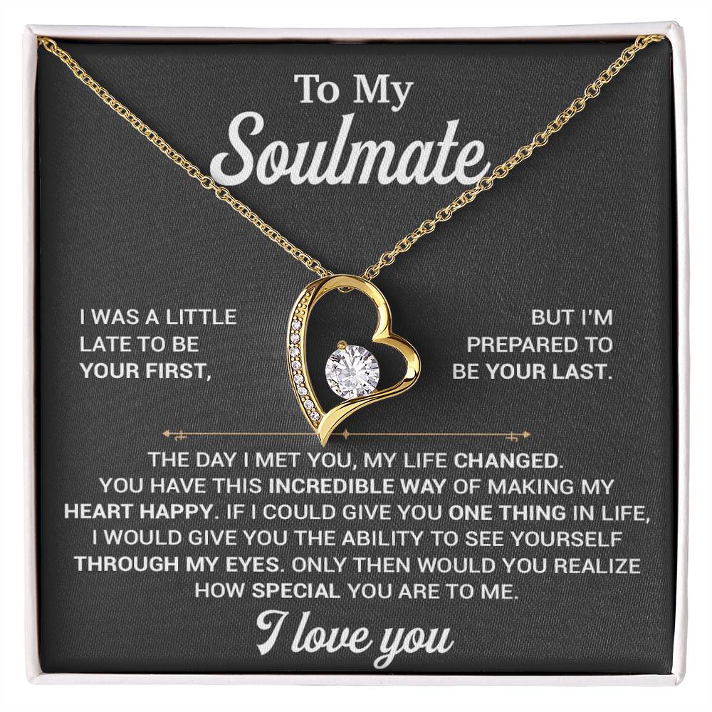 To My Soulmate Necklace, Soulmate Gift, Gift For Girlfriend, Christmas Gift 1_11