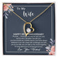 25th Anniversary Gift For Wife Necklace, 25 Year Anniversary, 25th Wedding Gift _Blue