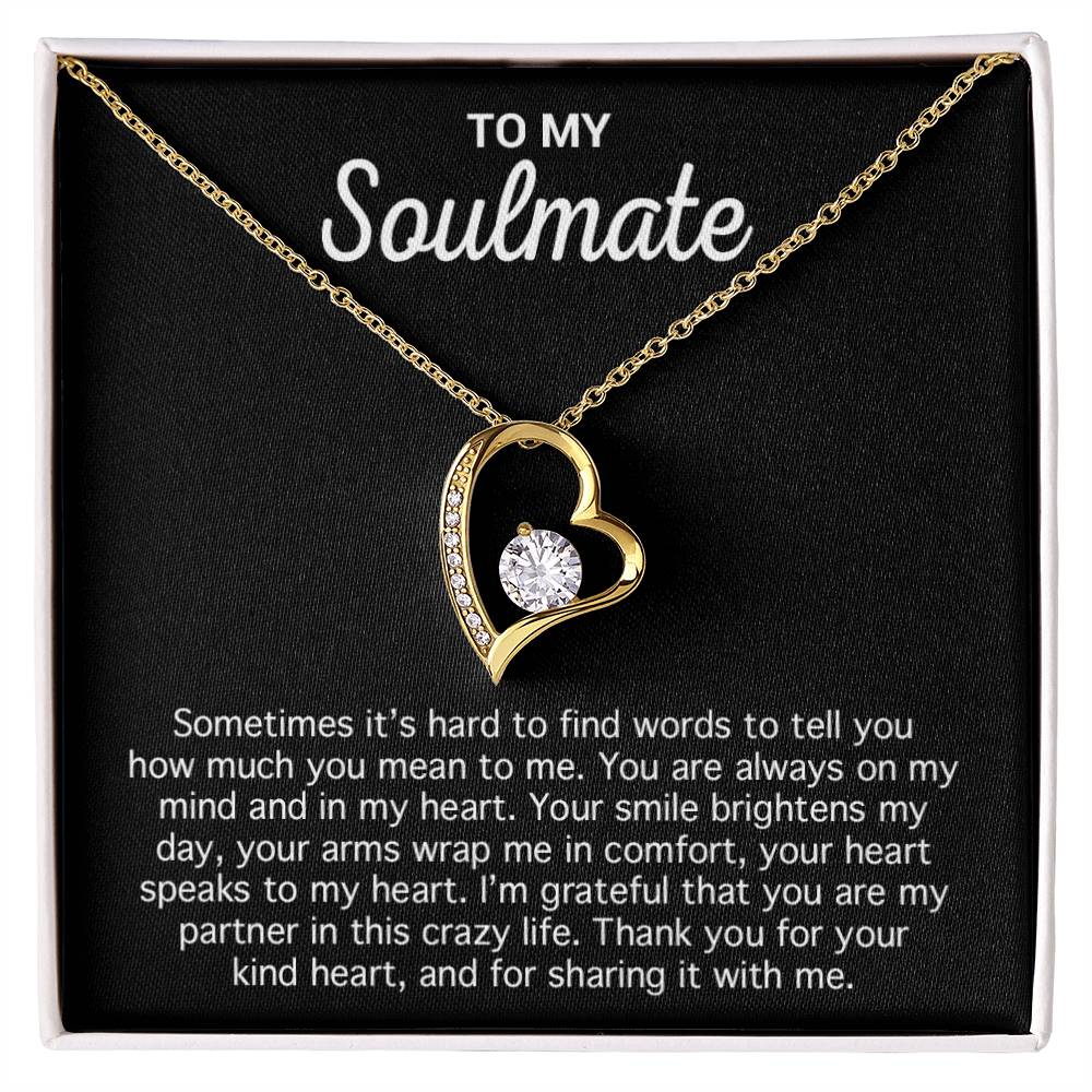 To My Soulmate Necklace, Gift For Wife, Anniversary Gift, Christmas Gift 9_11