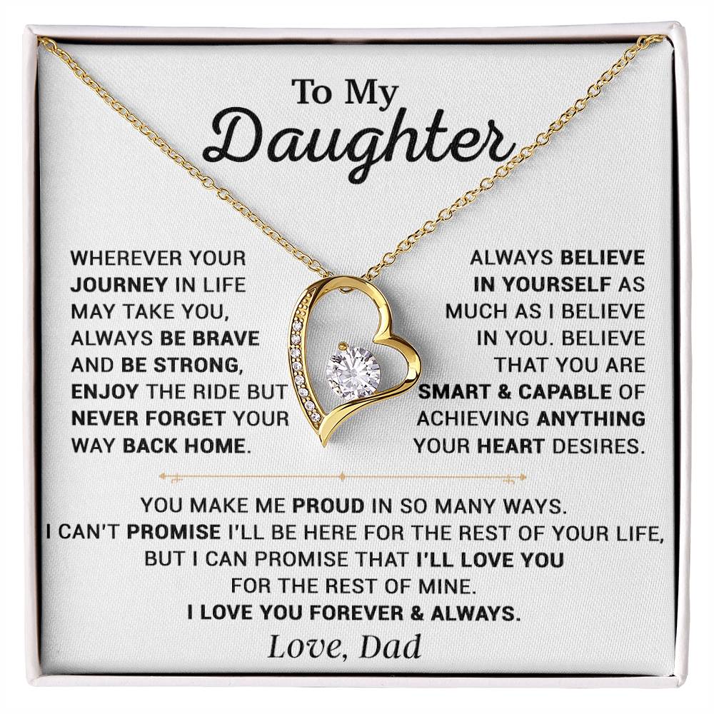 To My Daughter Necklace, Gift for Daughter from Dad, Daughter Father Necklace 12_10