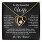 To My Wife Necklace, Gift For Wife, Anniversary Gift For Wife, Necklace For Wife 28_5_Black
