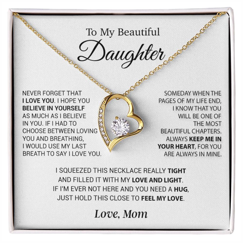 To My Daughter Necklace, Daughter Mother Necklace, Daughter Gift From Mom 14_11
