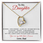 To My Daughter Necklace, Daughter Father Necklace, Daughter Gift from Dad 20_11