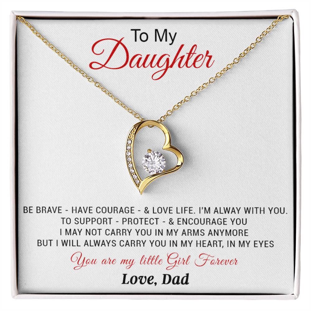 To My Daughter Necklace, Daughter Father Necklace, Daughter Gift from Dad 20_11