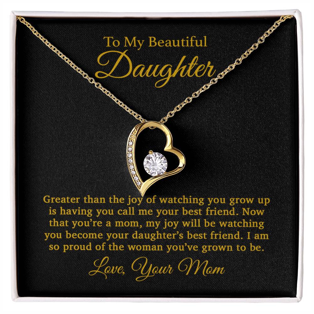 To My Daughter Necklace, Gift For Daughter From Mom, Daughter Mother Necklace 25_4
