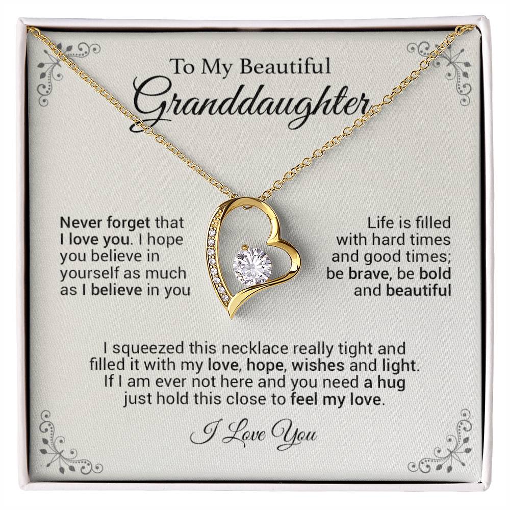 To My Granddaughter, Gift For Granddaughter, Granddaughter Gift from Grandma & Grandpa