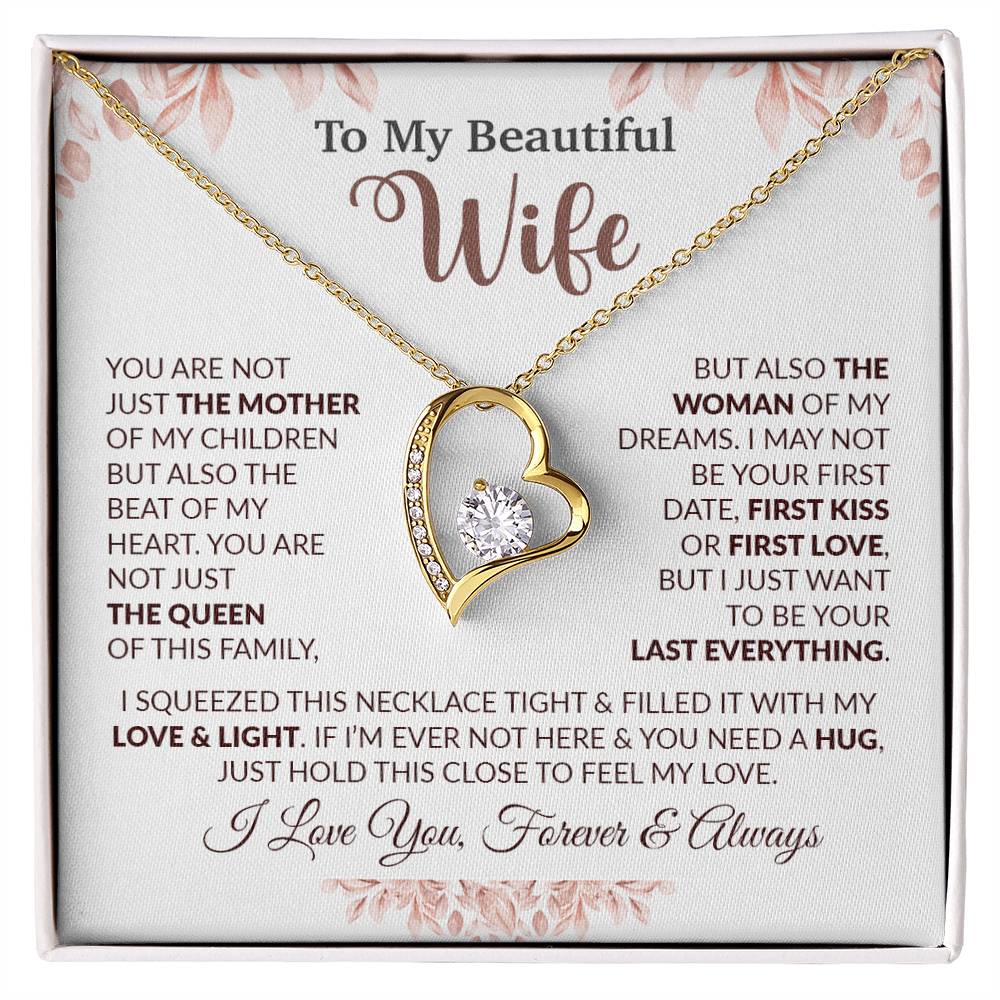 To My Wife Necklace, Wife Gift From Husband, Wife Husband Necklace, Christmas Gift 14_9