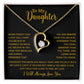To My Daughter Necklace Gift for Daughter from Dad,Daughter Father Necklace 16_4_Gold