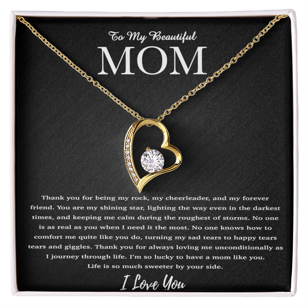 To My Mom Necklace, Gift For Mom From Daughter, Mother's Day Gifts 24_4